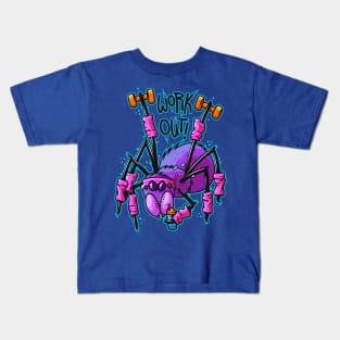 Workout Spider Kids T-Shirt